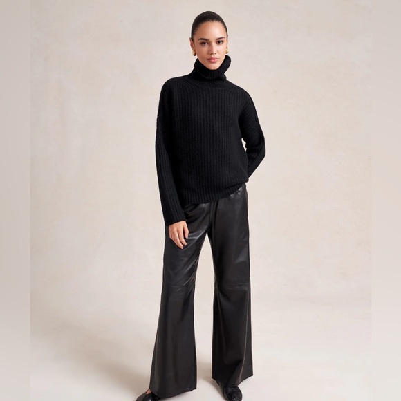 La Ligne Pants - La Ligne Leather Colby Pants